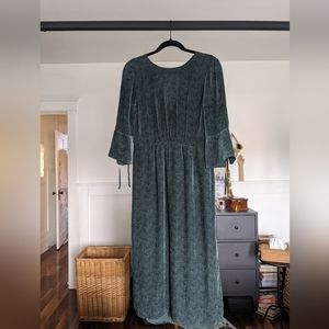 Jigsaw Velvet midi dress